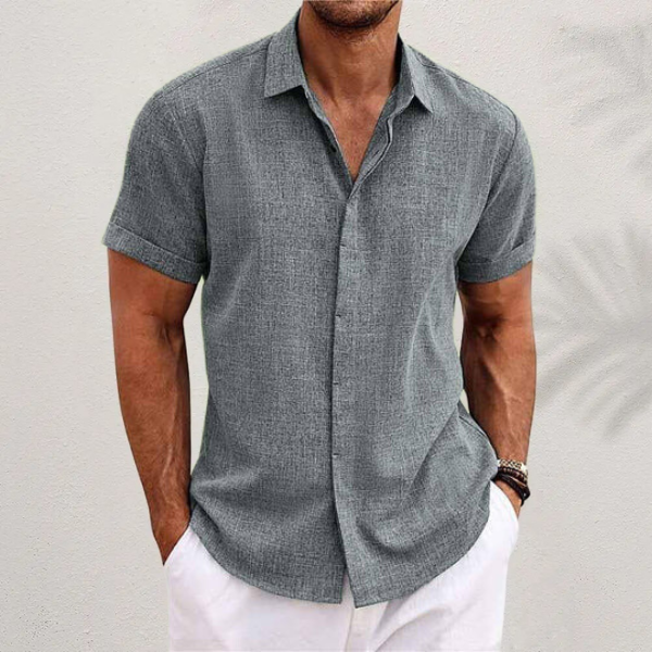 Noirval™ | Chemise en Lin Classique (1+1 gratuit)
